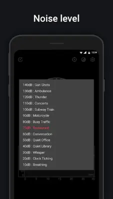Sound meter  SPL & dB meter android App screenshot 1