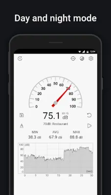 Sound meter  SPL & dB meter android App screenshot 3